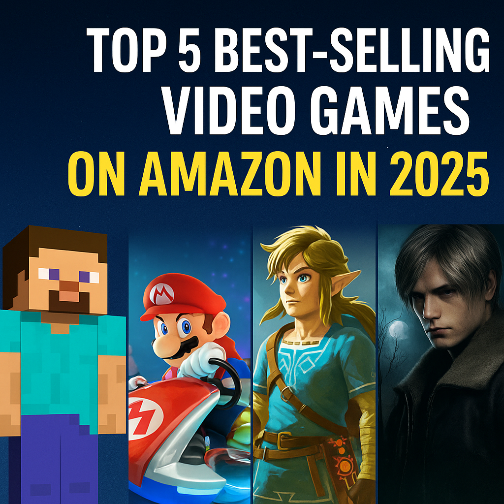 Top 5 Best-Selling Video Games on Amazon in 2025