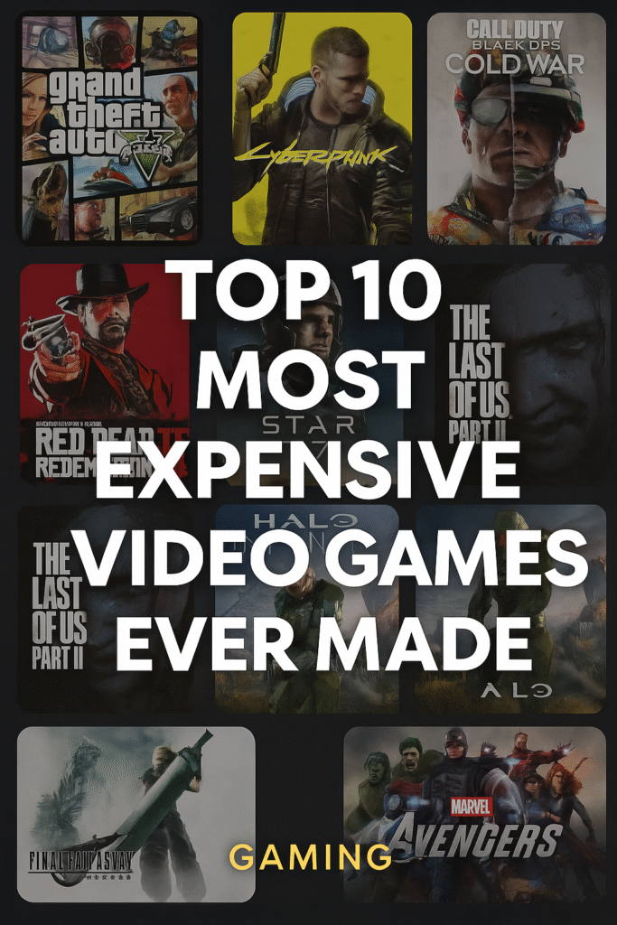 Top 10 Most Expensive Video Games Ever Made (Full Cost Breakdown)